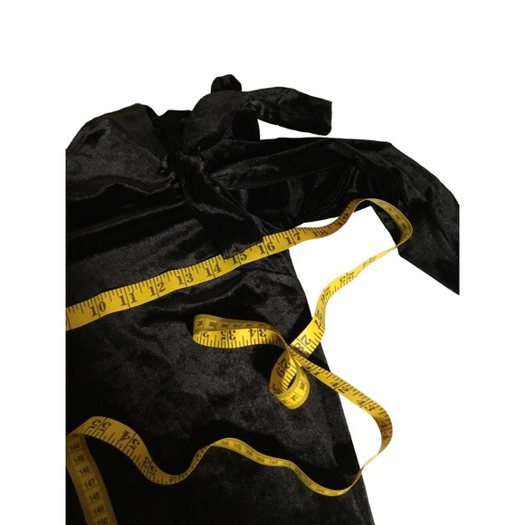 Romeo Juliet Couture Off Shoulder Black Velvet Like Mini Dress Size Small NWT - Picture 5 of 8